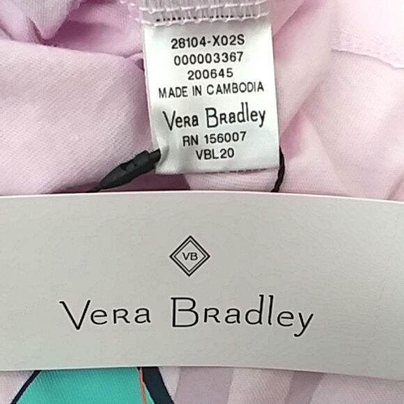 Vera Bradley Tank Top Women's Sunny Vibes Rain Forest Canopy Tropical NEW Small - Picture 11 of 12